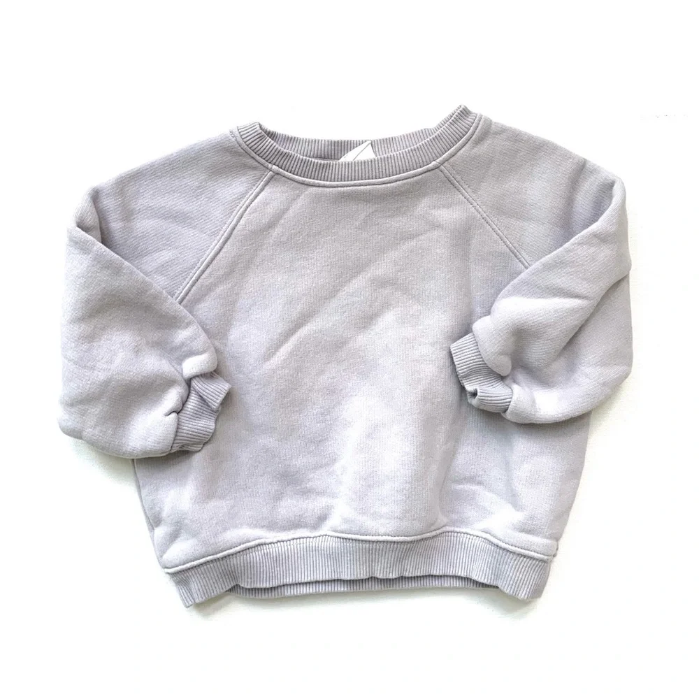 Zara Baby Gray Crewneck Sweatshirt